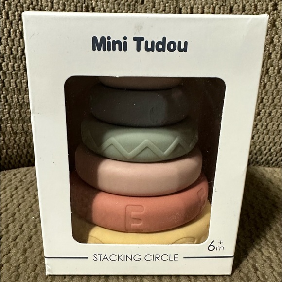 Baby Stack & Nest Toys, Soft Stack, Rings Stacker, Baby Sensory Teether Toys - Picture 1 of 9